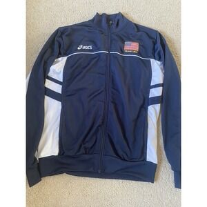 Vintage ASICS USA Wrestling Zip Up. 90's. S